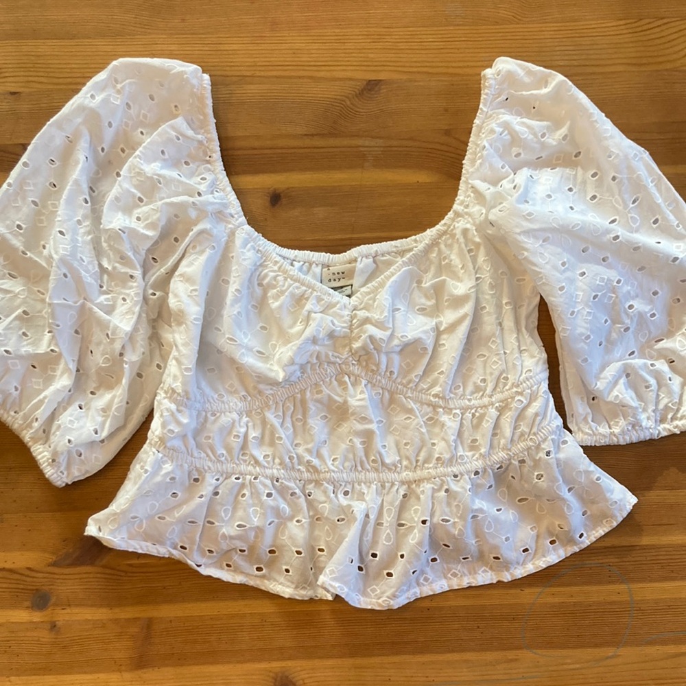 Cotton Milkmaid Blouse